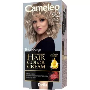 DELIA Cosmetics Cameleo HCC Farba permanentna Omega+ nr 9.2 Pearl Blond 1op - Farby do włosów i szampony koloryzujące - miniaturka - grafika 1