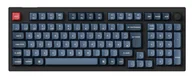 Klawiatury - Keychron V5 Max RF Wireless + Bluetooth QWERTZ Niemiecki Czarny, Ciemny Niebieski V5M-D3-DE - miniaturka - grafika 1
