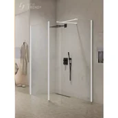 Kabiny prysznicowe - New Trendy EXK-2279 KABINA NEW MODUS WHITE WALK-IN U 100x200 CZYSTE 8mm ACTIVE SHIELD - miniaturka - grafika 1