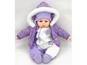 Lalki dla dziewczynek - Adar Lalka bobas 45cm z dźwiękiem 476738 - miniaturka - grafika 1