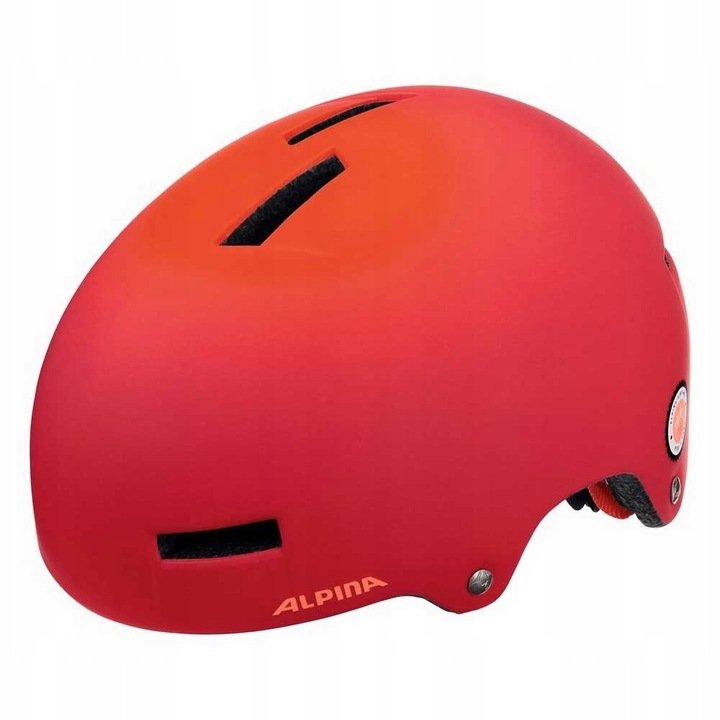 Kask Rowerowy Alpina Airtime Roz. M 52-57 CM Czerwony Red Spot