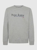 Bluzy męskie - Pepe Jeans Bluza "Sean" w kolorze szarym - miniaturka - grafika 1