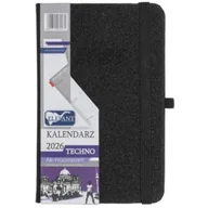 Kalendarze - Kalendarz 2026 A6 tygodniowy Techno czarny - miniaturka - grafika 1