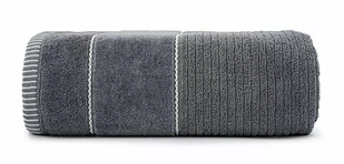 Ręcznik Teo 100x150 szary 470 g/m2 frotte - Ręczniki - miniaturka - grafika 1