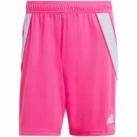Spodenki męskie - Spodenki męskie adidas Tiro 24 różowe IT2417 M - miniaturka - grafika 1