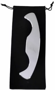 Narzędzie do terapii tkanek miękkich  terapia narzędziowa IASTM - poręczny, stalowy masażer o wygodnym profilu + etui (Batman G71) - Meble i wyposażenie gabinetów medycznych - miniaturka - grafika 1
