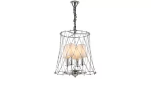 Lumina Deco Deco NOWOCZESNA LAMPA WISZĄCA CHROMOWANA BERTON LDP 8013-4 (CHR) - Lampy sufitowe - miniaturka - grafika 1