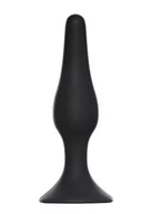 Korki analne - Lola Lola Toys Slim Anal Plug Medium Black - Korek analny, czarny - miniaturka - grafika 1