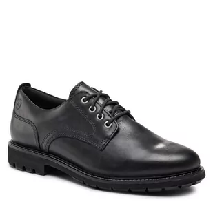Półbuty Clarks Batcombe Tie 261734347 Czarny - Półbuty męskie - miniaturka - grafika 1