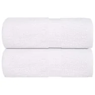 Ręczniki - vidaXL Ręczniki dla gości, 2 szt., białe, 30x50 cm, bawełna 100% - miniaturka - grafika 1