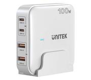 Ładowarki do telefonów - Unitek Ładowarka biurkowa GaN 100W 2x USB-A 2x USB-C - darmowy odbiór w 22 miastach i bezpłatny zwrot Paczkomatem aż do 15 dni - miniaturka - grafika 1