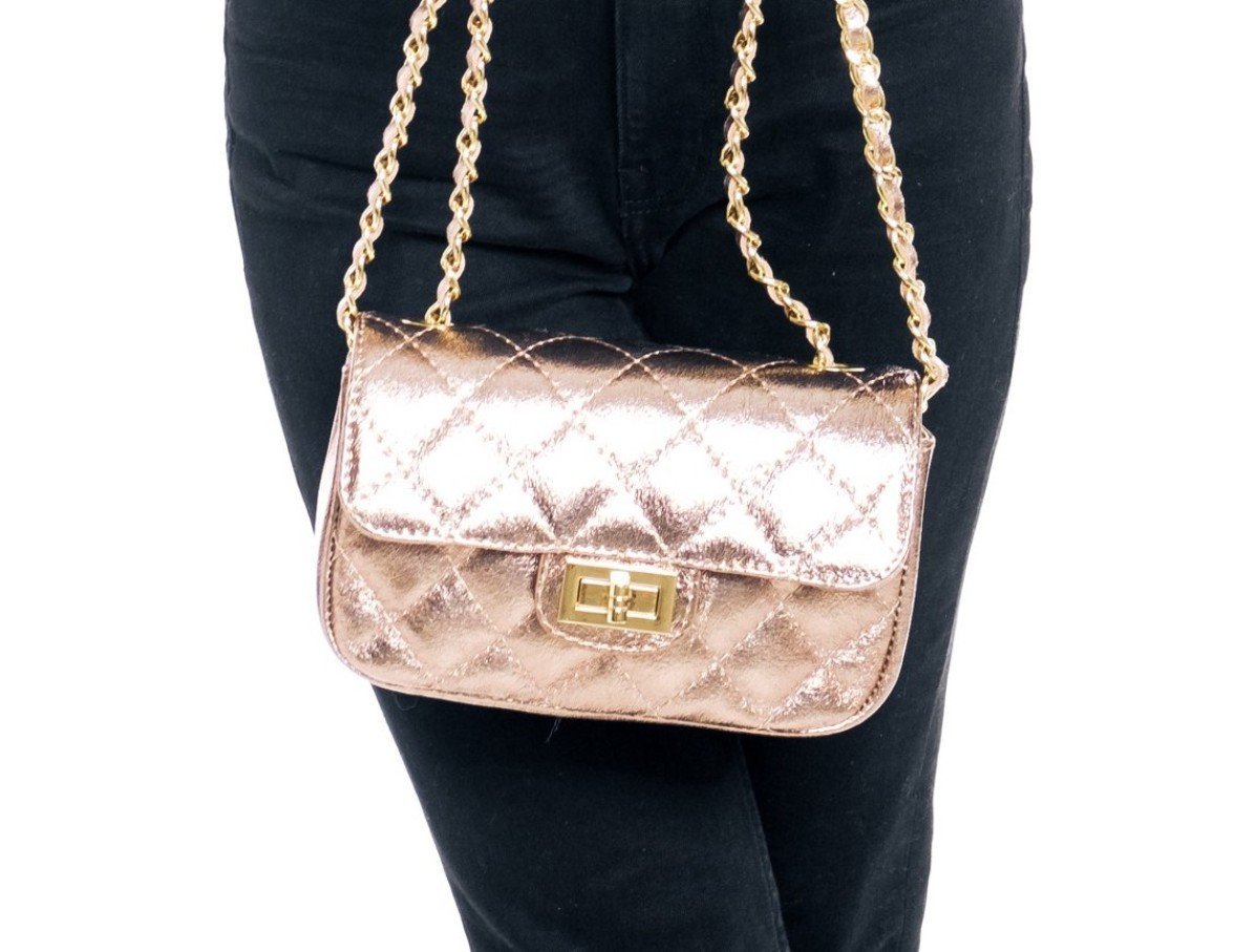 Torebka skórzana na ramię - pikowana (7026) BOSCCOLO