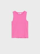 Koszulki dla dziewczynek - Sinsay - Top na ramiączkach - różowy - miniaturka - grafika 1