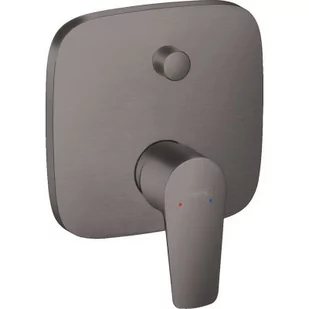 Hansgrohe Talis E Bateria wannowa podtynkowa czarny chrom szczotkowany 71745340 - Baterie podtynkowe - miniaturka - grafika 1