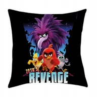 Kołdry i poduszki dla dzieci - Poduszka Angry Birds 40x40 - Zeta, Red, bajkowa dekoracja dla dzieci - miniaturka - grafika 1