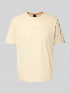 T-shirt o kroju regular fit z mieszanki bawełny - Koszulki męskie - miniaturka - grafika 1