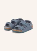 Sandały damskie - Birkenstock Sandały Milano As blau - miniaturka - grafika 1