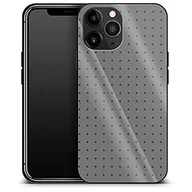 Etui i futerały do telefonów - Luksusowe etui na telefon Dot Grid grey Apple iPhone 12 Pro Max - miniaturka - grafika 1