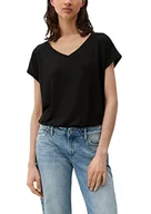 Koszulki i topy damskie - Q/S by s.Oliver T-shirt damski z krótkim rękawem, czarny, XS - miniaturka - grafika 1