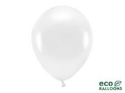 Pamiątka Chrztu Świętego - PartyDeco "Balony Eco 30cm metalizowane, biały (1 op. / 100 szt.)" ECO30M-008 [13985405] - miniaturka - grafika 1