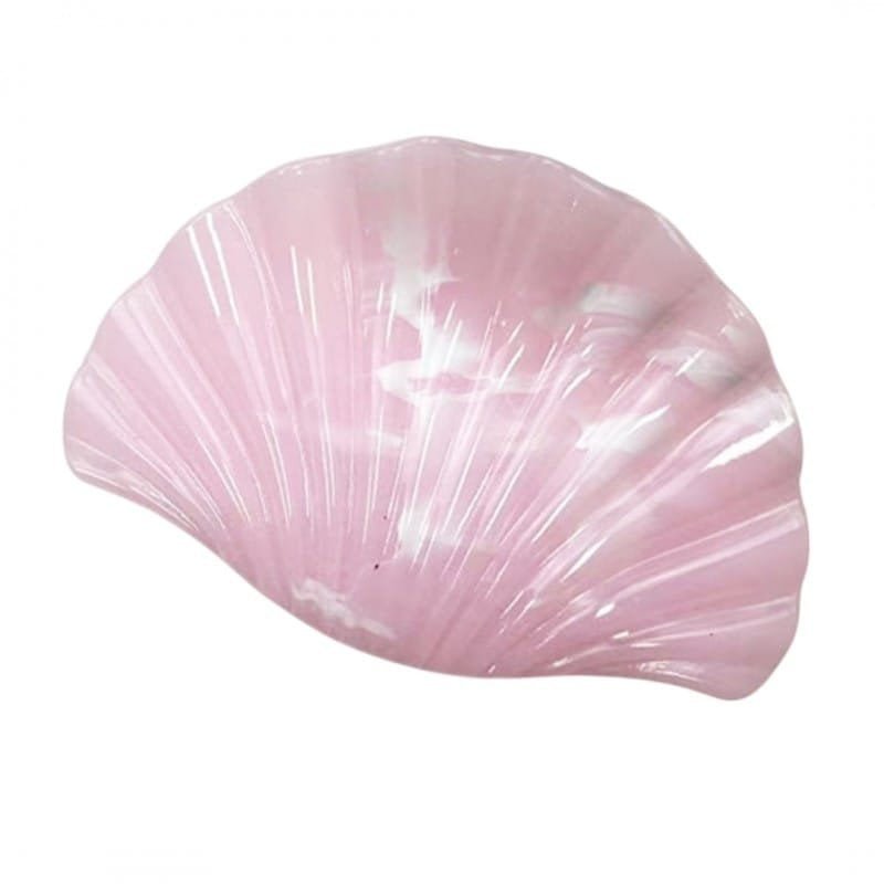 Spinka do włosów klamra MUSZLA XL marmurek 8,5 x 5,7 cm SP422