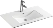 Umywalki - Umywalka Mexen Mexen Atena umywalka wpuszczana w blat 80 x 46 cm biała - 25018000 - miniaturka - grafika 1