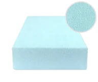 Prześcieradła - Prześcieradło Z Gumką 160X200 Frotte Jasny Niebieski - miniaturka - grafika 1