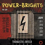 Struny gitarowe  - Thomastik thomastik power Bright Regular Bottom (009  042) | struny do gitara elektryczna | NOWOŚĆ - miniaturka - grafika 1