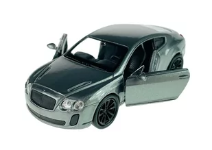 Welly Bentley Continental Supersports Srebrny 1:34 Samochód Nowy Metalowy Model - Samochody i pojazdy dla dzieci - miniaturka - grafika 1