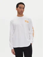 Bluzy męskie - Fila Longsleeve Laon FAM0904 Biały Oversize - miniaturka - grafika 1