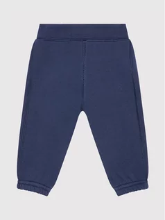Spodnie i spodenki dla chłopców - Benetton United Colors Of Spodnie dresowe 3J70MF238 Granatowy Regular Fit - grafika 1