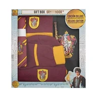 Krawaty i muchy męskie - Cineréplicas Brandecision- Pudełko upominkowe Deluxe Harry Potter (Gryffindor) Warstwa,Krawat,Czapka,Rękawice, Szalik i Różdżka, 8436561073122 - miniaturka - grafika 1
