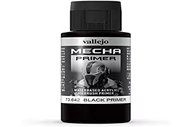Kolejki i akcesoria - Vallejo Farba akrylowa Mecha Primer - Black / 60ml Vallejo 73642 - miniaturka - grafika 1