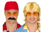 Gadżety na imprezę - Okulary Pilotki żółte - 1 szt. - miniaturka - grafika 1