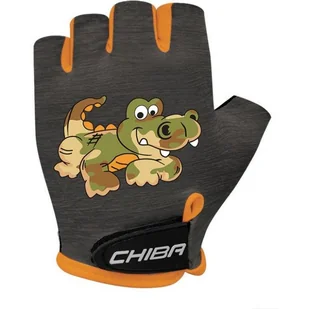 Chiba Cool Kids, Rękawiczki rowerowe, Crocodile, rozmiar L - Rękawiczki rowerowe - miniaturka - grafika 1