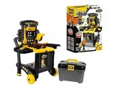 Zabawy w naśladowanie dorosłych - Warsztat Stolarski + Narzędzia 3w1 Skrzynka, Wózek, Stolik - miniaturka - grafika 1