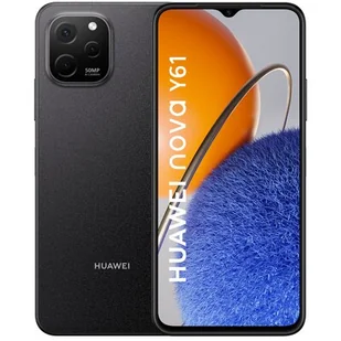 Huawei Nova Y61 4GB/64GB Dual Sim Czarny - Telefony komórkowe - miniaturka - grafika 1