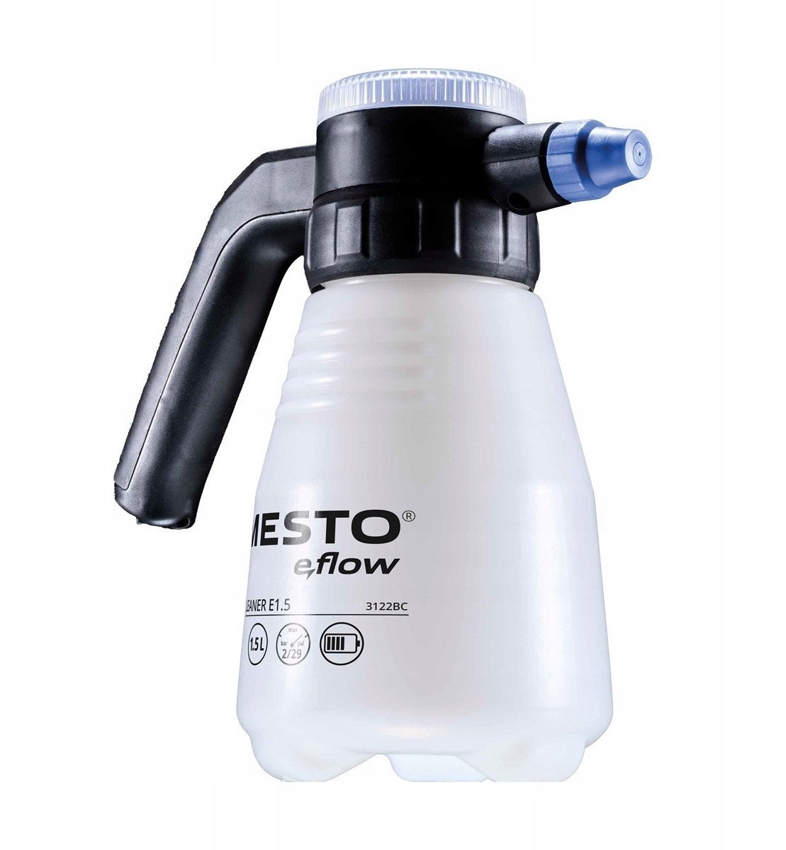 Mesto Opryskiwacz ciśnieniowy zasilany bateryjnie 1,5 l, EPDM