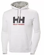 Bluzy męskie - Helly Hansen HH logo sweter Hoodie męski NOWY, biały, s 33977 - miniaturka - grafika 1