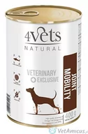 Mokra karma dla psów - 4Vets Natural Dog Joint Mobility 6 x 400 g - mokra karma w puszce - miniaturka - grafika 1