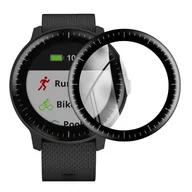 Akcesoria do smartwatchy - Szkło Hybrydowe Full Glue 5D Do Garmin Vivoactive 3 Czarny - miniaturka - grafika 1