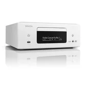 Wieże - Denon RCDN-12 DAB Amplituner stereo z CD, Kolor: Biały - miniaturka - grafika 1
