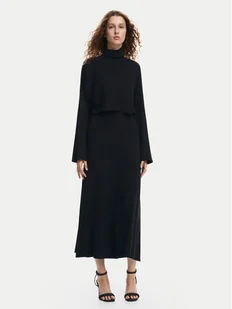 Desigual Komplet sweter i sukienka Dijon 24WWVF13 Czarny Regular Fit - Komplety damskie - miniaturka - grafika 1