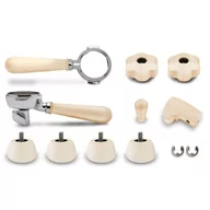 Akcesoria i części do ekspresów do kawy - Zestaw uchwytów i nóżek do ekspresu Lelit Bianca PLA2204 - Drewno klonowe - miniaturka - grafika 1