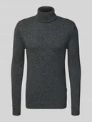 Swetry męskie - Sweter z dzianiny z golfem model ‘BRANKO’ - miniaturka - grafika 1