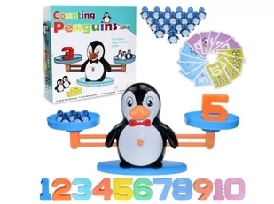 Gra Nauka Liczenia - Równoważnia Waga Szalkowa Pingwin - Counting Penguins - Mały naukowiec - miniaturka - grafika 1