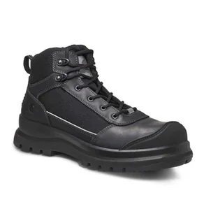 Buty Carhartt Detroit Rugged Flex Reflective S3 Zip Safety Boot BLACK - Botki męskie - miniaturka - grafika 1