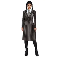 Dodatki do strojów karnawałowych - Strój dla dorosłych Wednesday Gotycki Student L - miniaturka - grafika 1