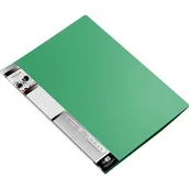 Szkolne artykuły papiernicze - Titanum Teczka A4 ofertowa 20 kieszeni zielona - miniaturka - grafika 1