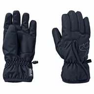 Rękawiczki dla dzieci - Rękawiczki dziecięce Jack Wolfskin EASY ENTRY GLOVE K night blue - 152 - miniaturka - grafika 1